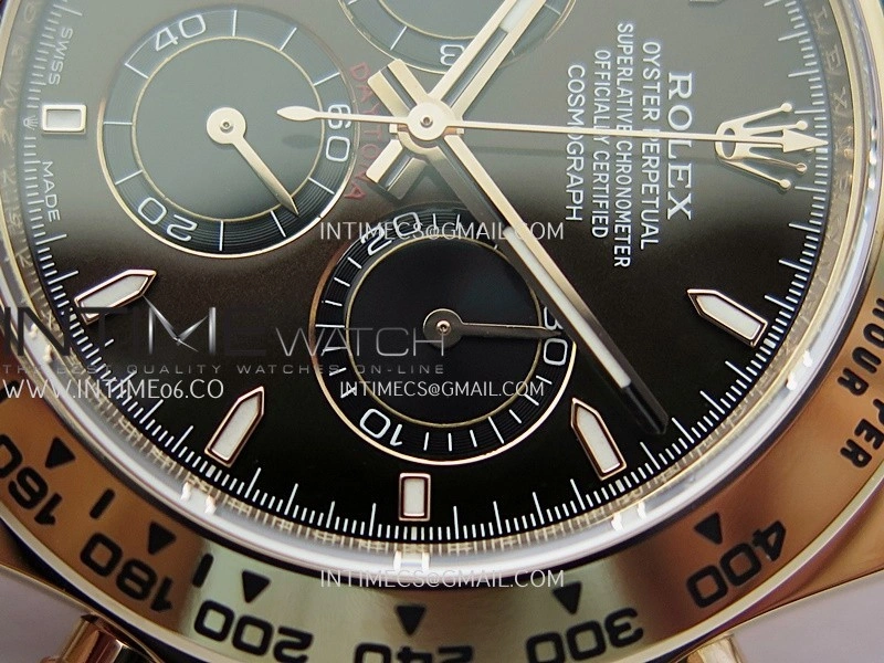 Daytona 126509 RG APSF 1:1 Best Edition Brown Dial Stick Markers on 904L RG Bracelet SH4131