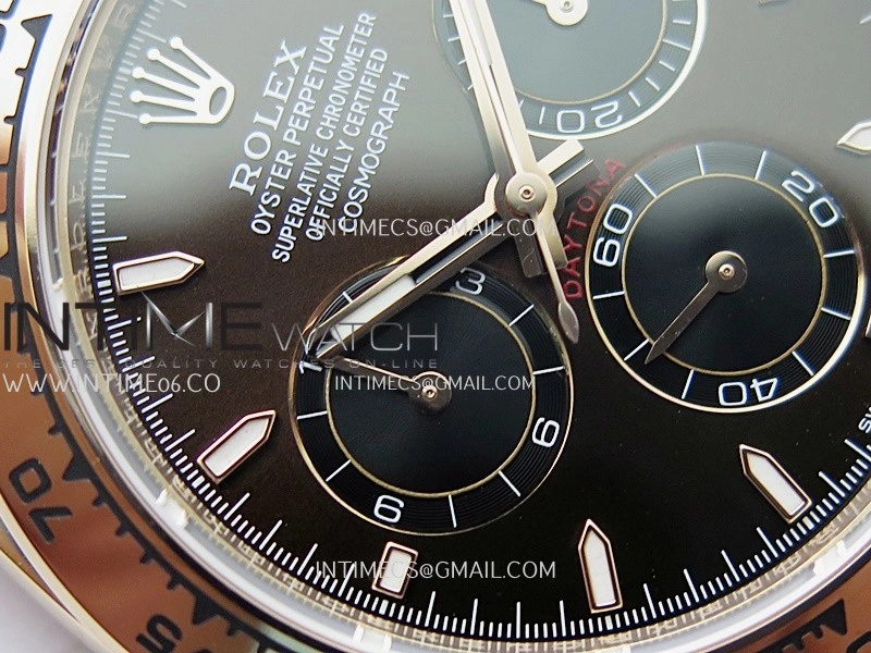 Daytona 126509 RG APSF 1:1 Best Edition Brown Dial Stick Markers on 904L RG Bracelet SH4131