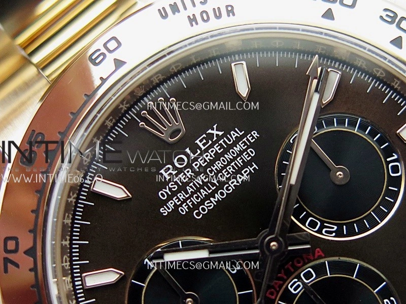 Daytona 126509 RG APSF 1:1 Best Edition Brown Dial Stick Markers on 904L RG Bracelet SH4131