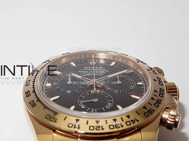 Daytona 126509 RG APSF 1:1 Best Edition Brown Dial Stick Markers on 904L RG Bracelet SH4131