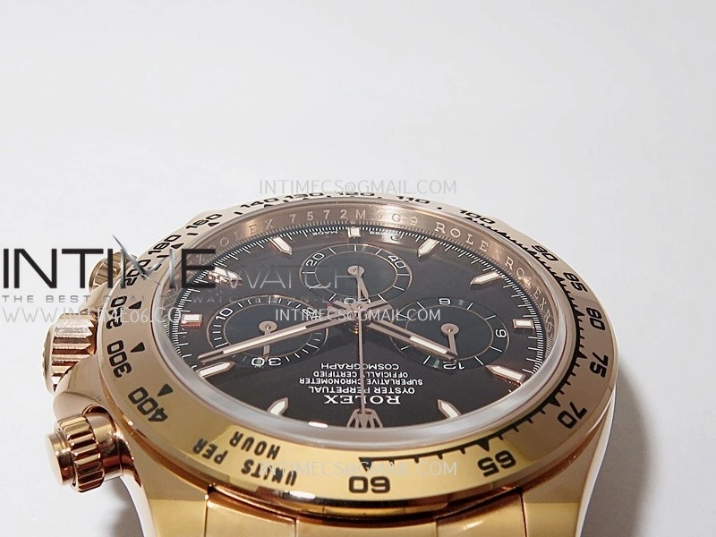 Daytona 126509 RG APSF 1:1 Best Edition Brown Dial Stick Markers on 904L RG Bracelet SH4131