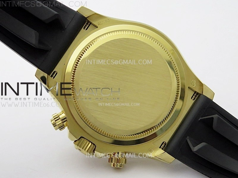 Daytona 126518 904L YG QF Best Edition White Dial White Subdial on Oysterflex Strap SA4131