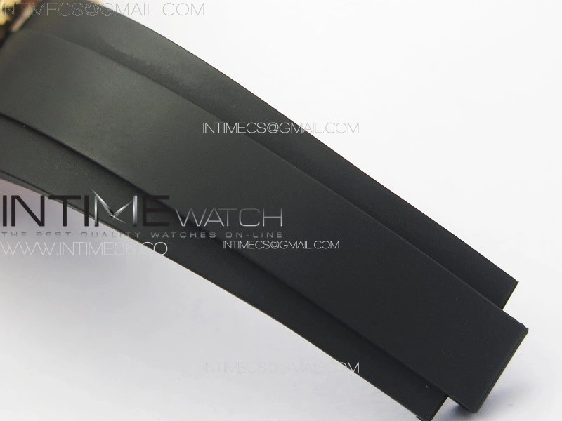 Yacht-Master 126655 RG VSF 1:1 Best Edition Black Ceramic Bezel on Oysterflex Rubber Strap VS3235