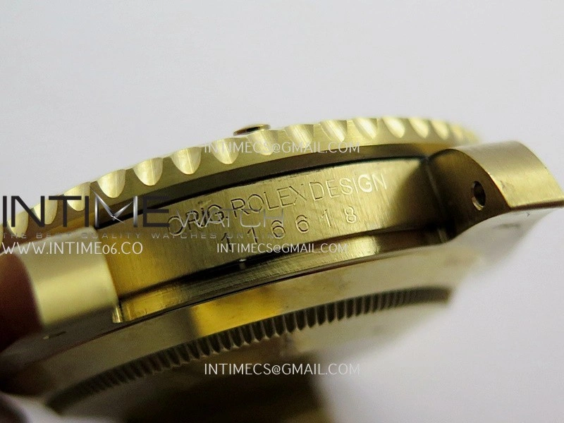 Submariner 116618LB Blue Ceramic Bezel YG VSF 1:1 Best Edition Blue Dial On YG Bracelet DD3135