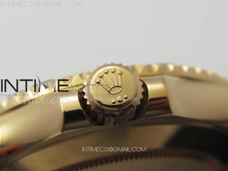 Yacht-Master 126655 RG C+F 1:1 Best Edition Black Ceramic Bezel on Oysterflex Rubber Strap VR3235
