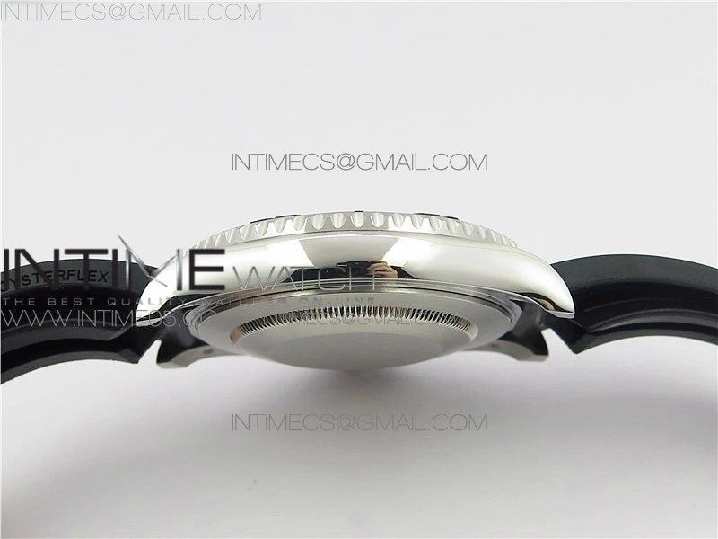 Yacht-Master 42mm 226659 316L BP 1:1 Best Edition 3D Black Ceramic Bezel on Black Rubber Strap SA3235