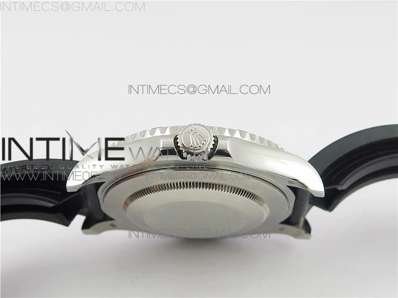 Yacht-Master 42mm 226659 316L BP 1:1 Best Edition 3D Black Ceramic Bezel on Black Rubber Strap SA3235