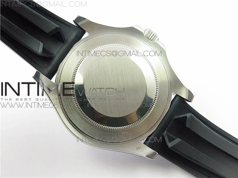 Yacht-Master 42mm 226659 316L BP 1:1 Best Edition 3D Black Ceramic Bezel on Black Rubber Strap SA3235