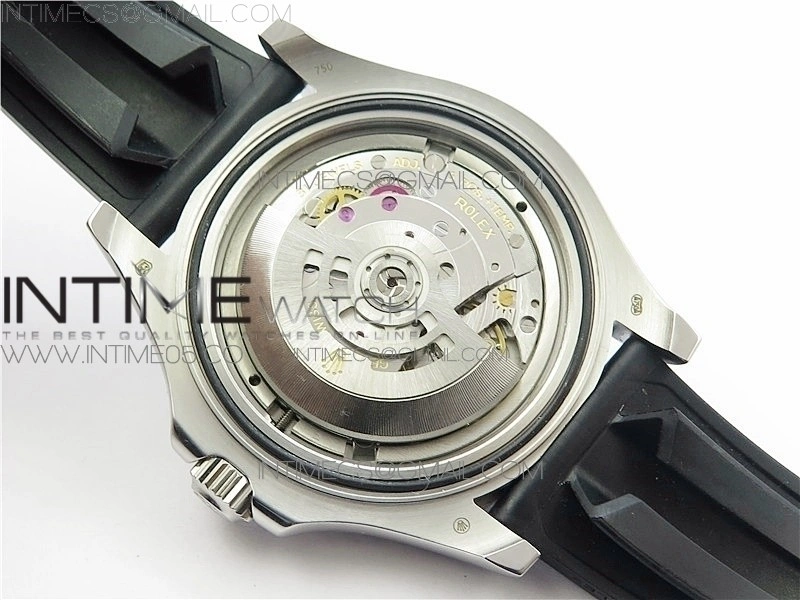 Yacht-Master 42mm 226659 316L BP 1:1 Best Edition 3D Black Ceramic Bezel on Black Rubber Strap SA3235