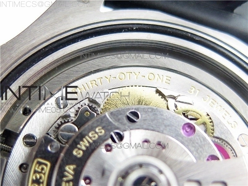Yacht-Master 42mm 226659 316L BP 1:1 Best Edition 3D Black Ceramic Bezel on Black Rubber Strap SA3235