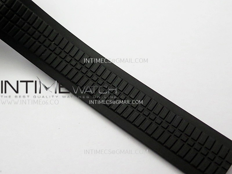 Aquanaut 5267 SS PPF 1:1 Best Edition Black Textured Dial On Black Rubber Strap Ronda Quartz