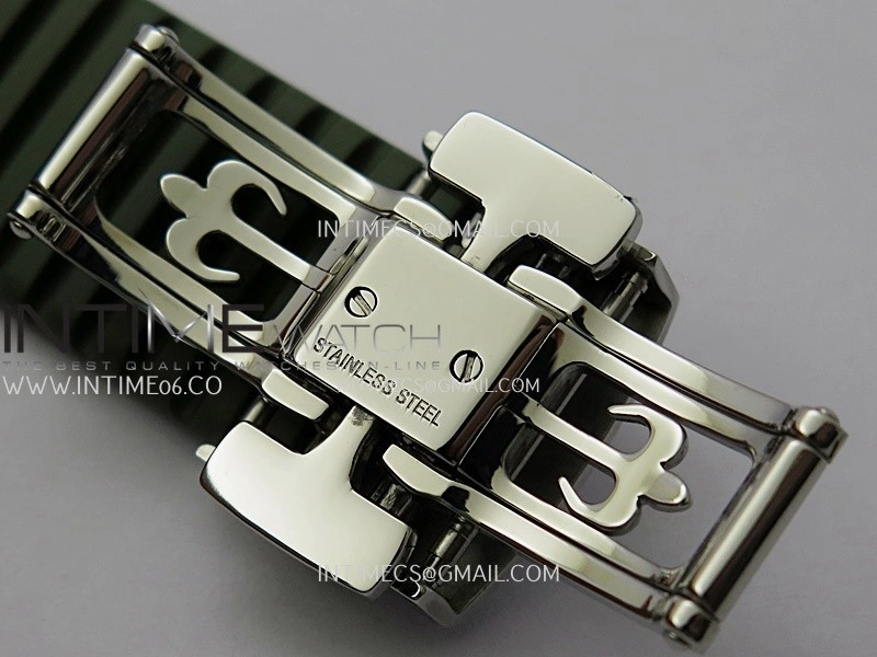 Aquanaut 5267 SS PPF 1:1 Best Edition Green Textured Dial On Green Rubber Strap Ronda Quartz
