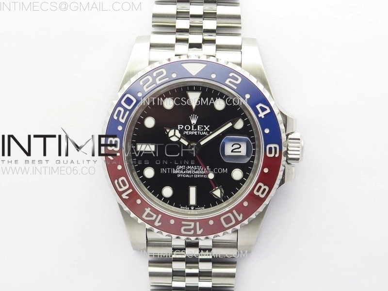 GMT-Master II 126710 BLRO Blue Red Ceramic 904L ZF 1:1 Best Edition on Jubilee Bracelet SH3285 CHS