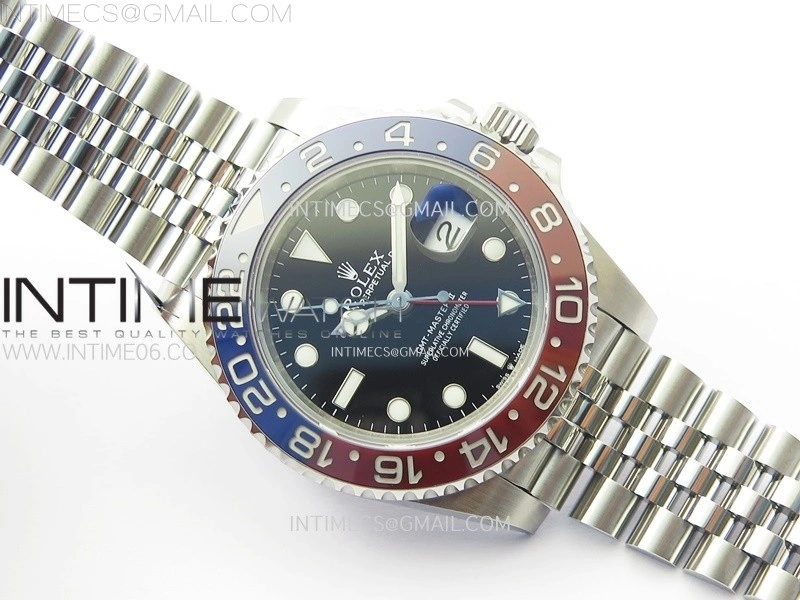 GMT-Master II 126710 BLRO Blue Red Ceramic 904L ZF 1:1 Best Edition on Jubilee Bracelet SH3285 CHS