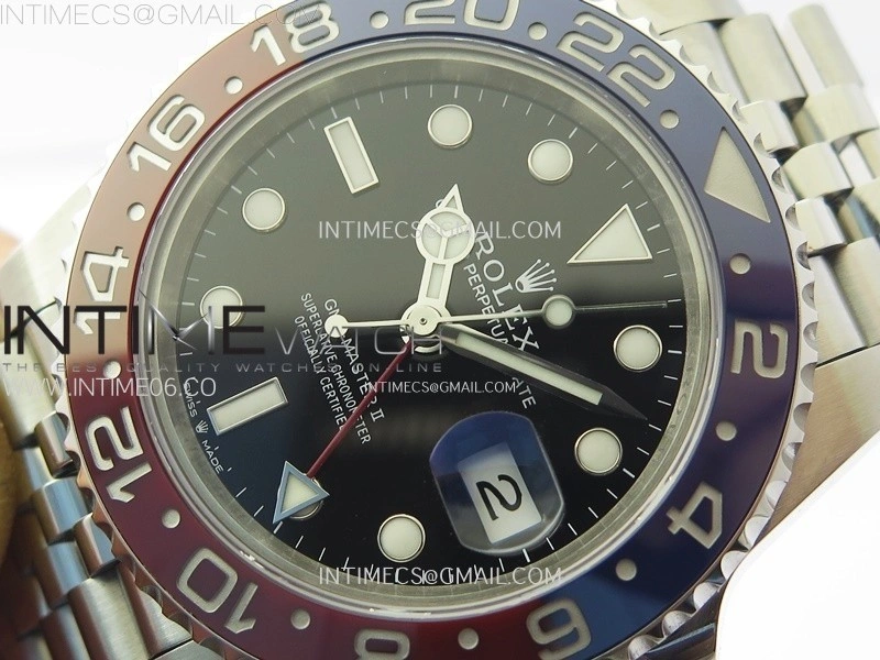 GMT-Master II 126710 BLRO Blue Red Ceramic 904L ZF 1:1 Best Edition on Jubilee Bracelet SH3285 CHS