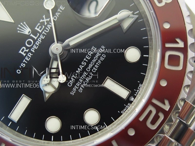 GMT-Master II 126710 BLRO Blue Red Ceramic 904L ZF 1:1 Best Edition on Jubilee Bracelet SH3285 CHS