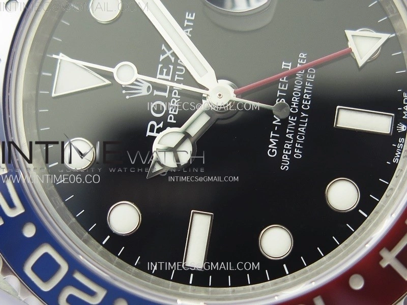 GMT-Master II 126710 BLRO Blue Red Ceramic 904L ZF 1:1 Best Edition on Jubilee Bracelet SH3285 CHS