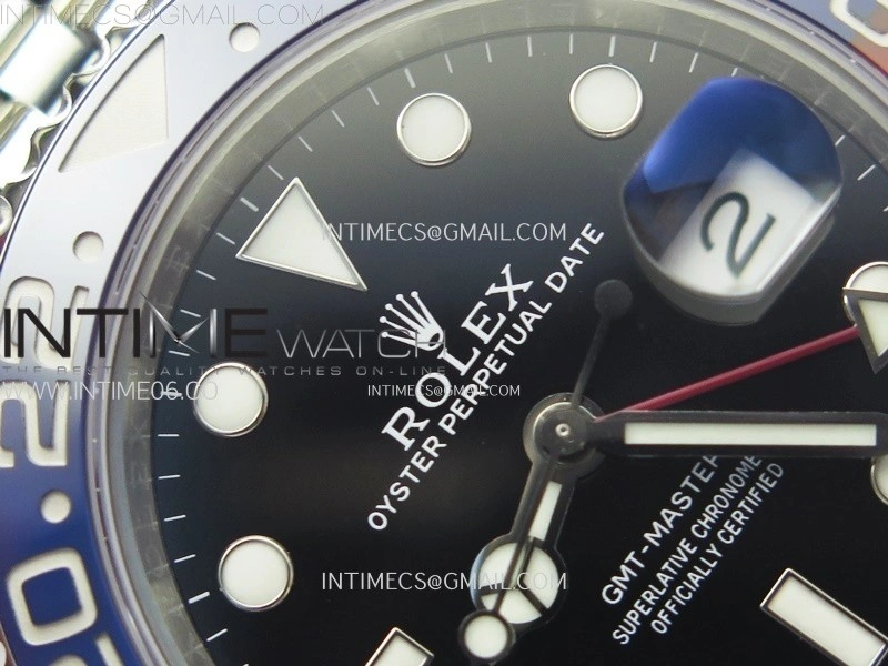 GMT-Master II 126710 BLRO Blue Red Ceramic 904L ZF 1:1 Best Edition on Jubilee Bracelet SH3285 CHS