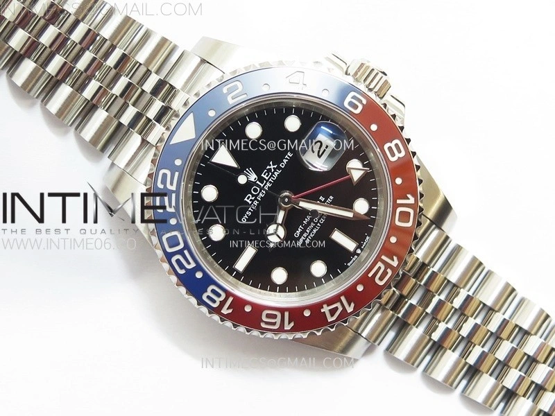 GMT-Master II 126710 BLRO Blue Red Ceramic 904L ZF 1:1 Best Edition on Jubilee Bracelet SH3285 CHS
