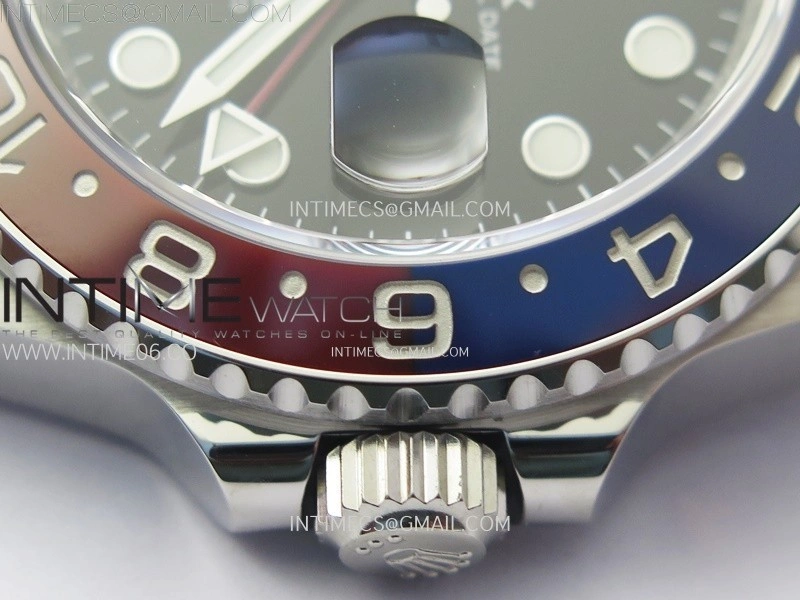 GMT-Master II 126710 Blue Red Ceramic C+F 1:1 Best Edition Black Dial on Oyster Bracelet SH3285 CHS