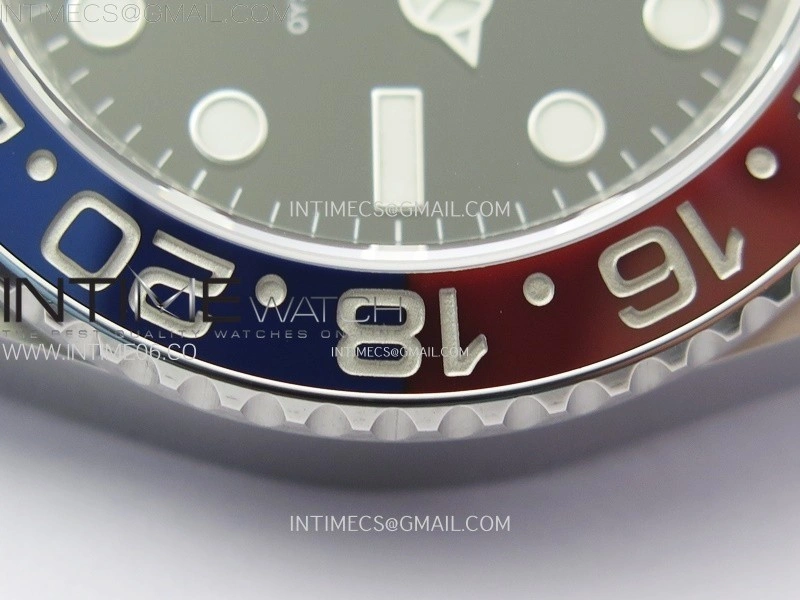GMT-Master II 126710 Blue Red Ceramic C+F 1:1 Best Edition Black Dial on Oyster Bracelet SH3285 CHS