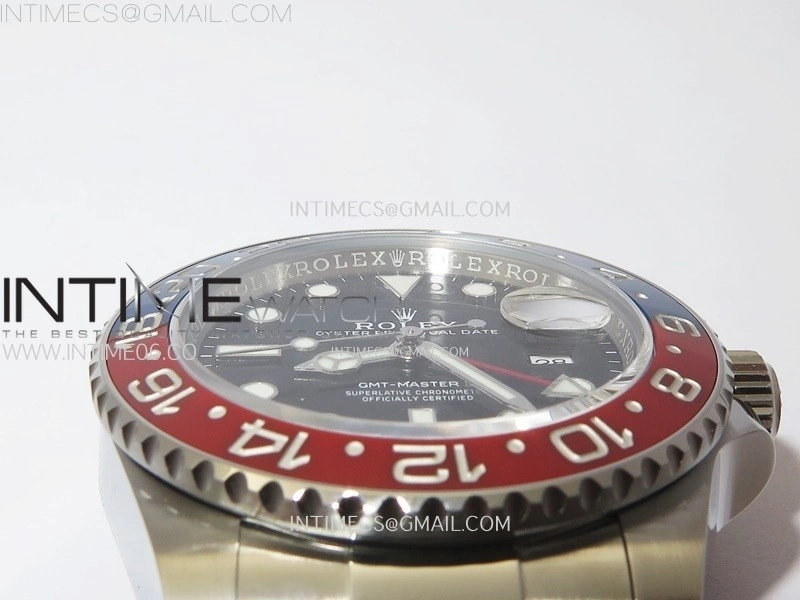GMT-Master II 126710 Blue Red Ceramic C+F 1:1 Best Edition Black Dial on Oyster Bracelet SH3285 CHS