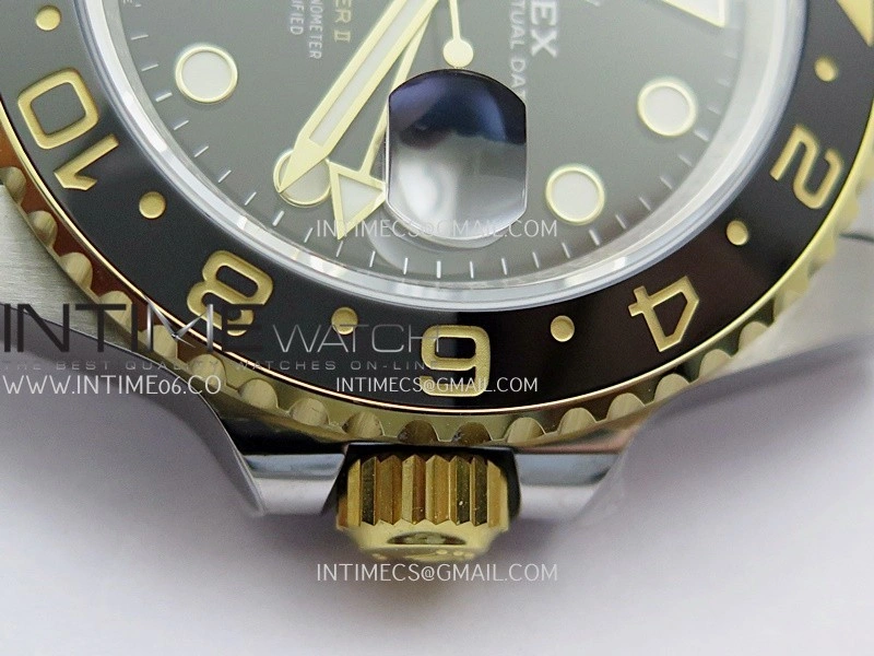 GMT-Master II 126713 GRNR ARF 1:1 Best Edition Black Dial On SS YG Bracelet Super Clone DD3285 CHS