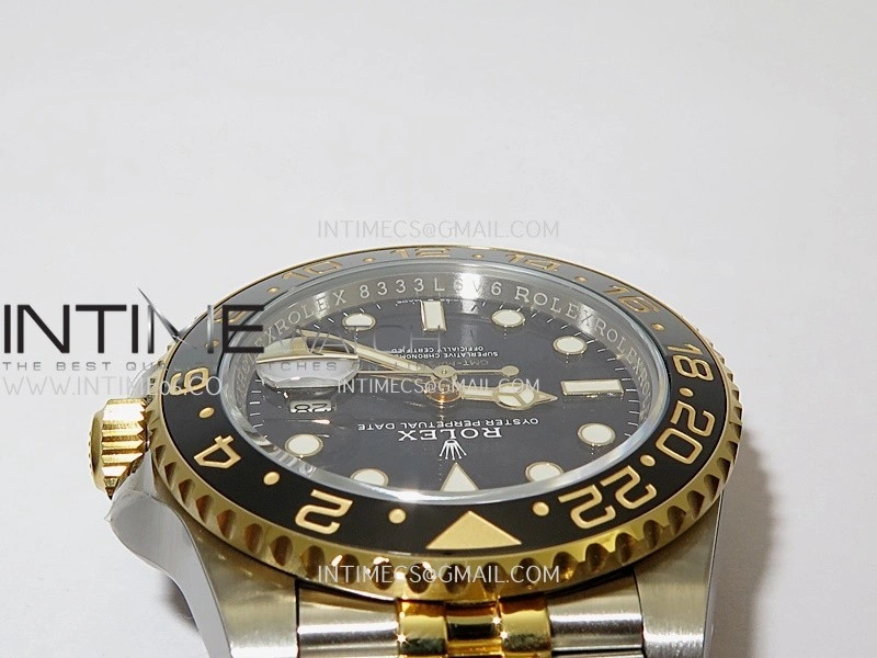 GMT-Master II 126713 GRNR ARF 1:1 Best Edition Black Dial On SS YG Bracelet Super Clone DD3285 CHS