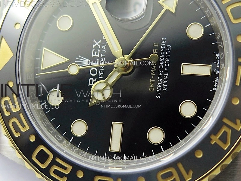 GMT-Master II 126713 GRNR AR+F 1:1 Best Edition on Black Dial SS YG Bracelet Super Clone DD3285 CHS