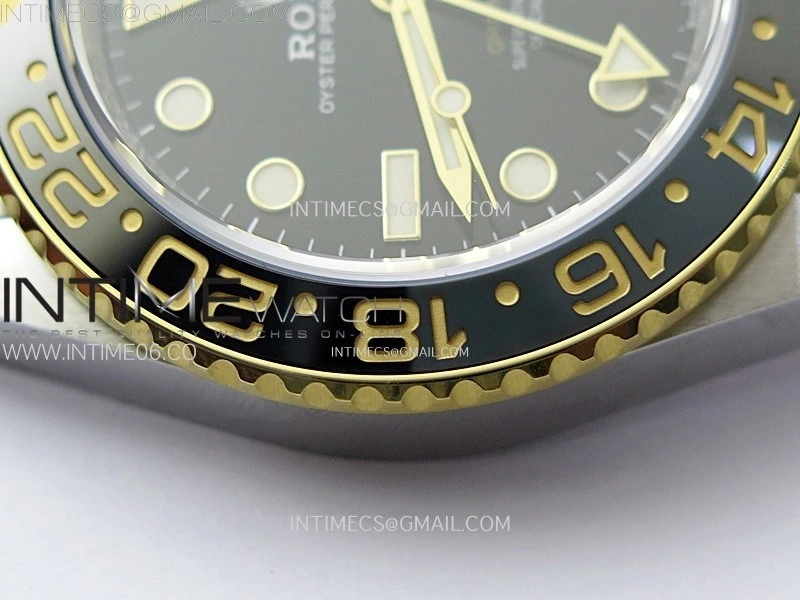 GMT-Master II 126713 GRNR AR+F 1:1 Best Edition on Black Dial SS YG Bracelet Super Clone DD3285 CHS