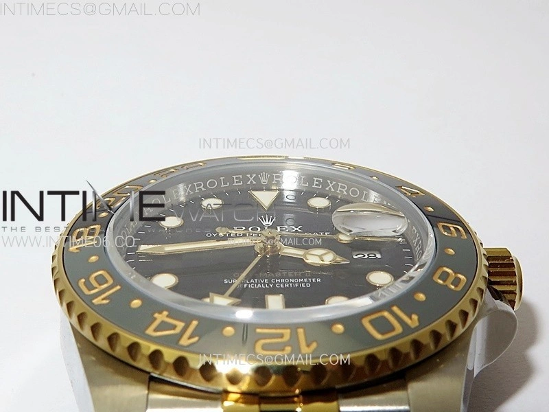 GMT-Master II 126713 GRNR AR+F 1:1 Best Edition on Black Dial SS YG Bracelet Super Clone DD3285 CHS