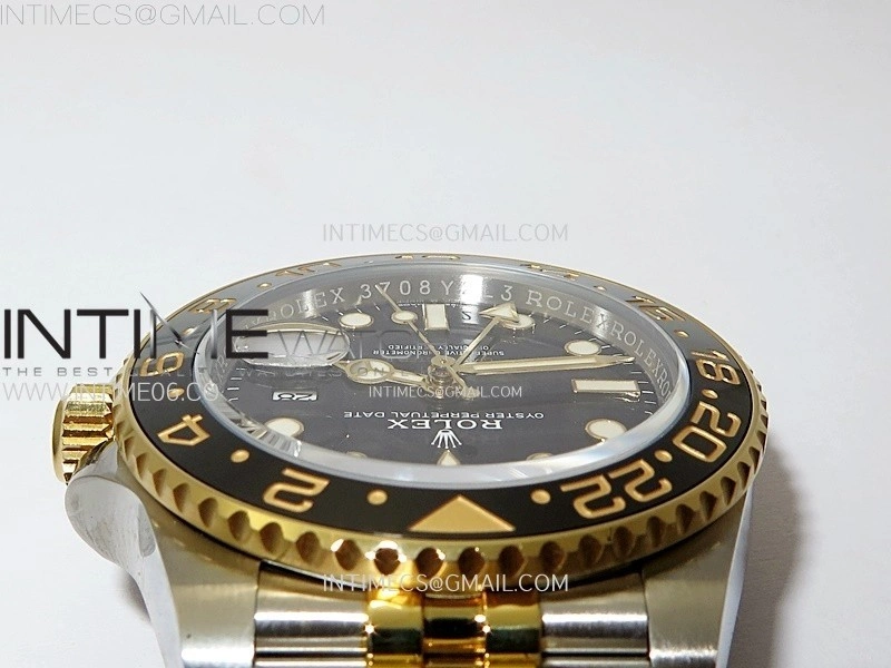 GMT-Master II 126713 GRNR AR+F 1:1 Best Edition on Black Dial SS YG Bracelet Super Clone DD3285 CHS