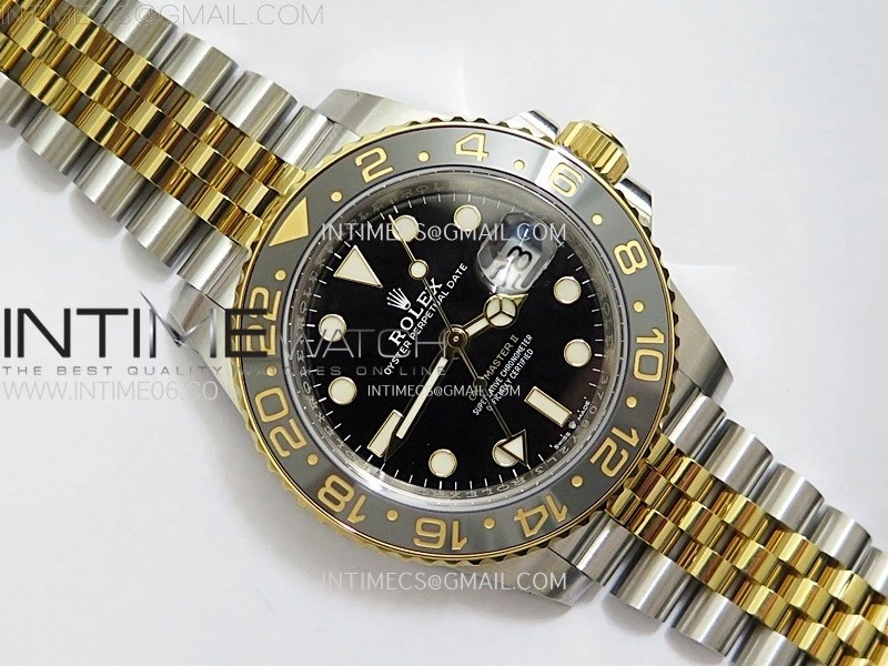 GMT-Master II 126713 GRNR AR+F 1:1 Best Edition on Black Dial SS YG Bracelet Super Clone DD3285 CHS