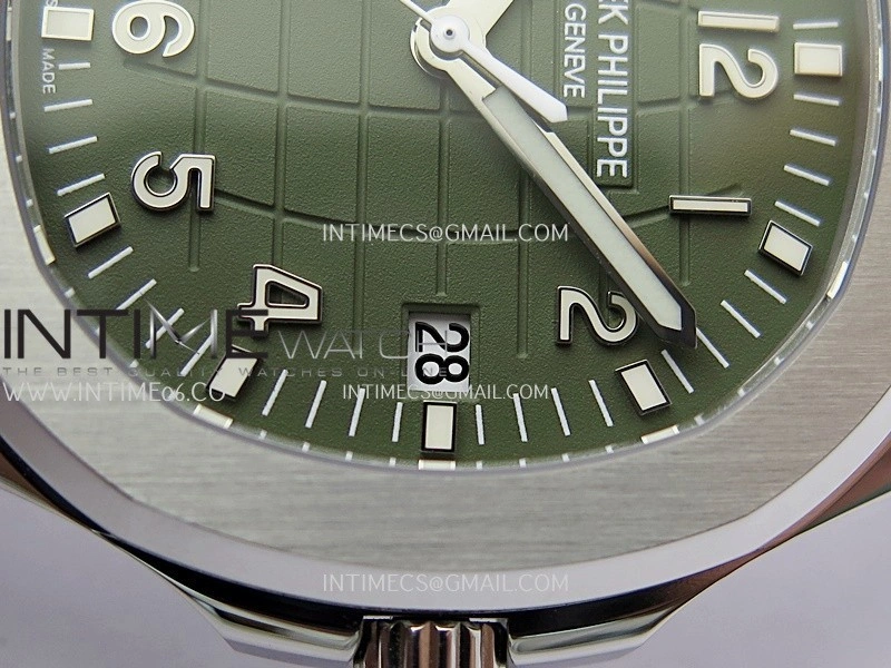 Aquanaut 5168G 42mm Gain Weight APWF 1:1 Best Edition Green Dial on Green Rubber Strap 324CS