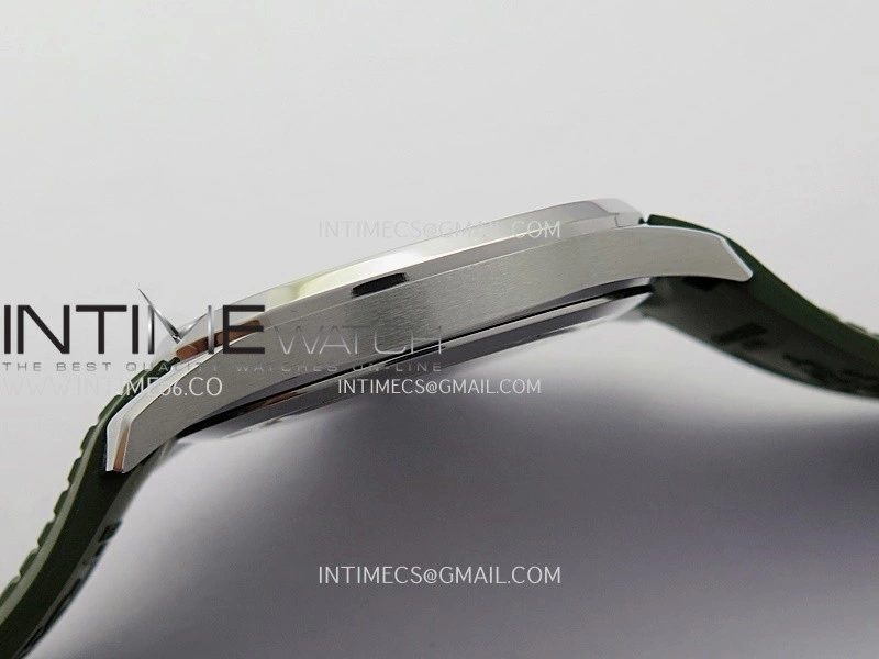 Aquanaut 5168G 42mm Gain Weight APWF 1:1 Best Edition Green Dial on Green Rubber Strap 324CS