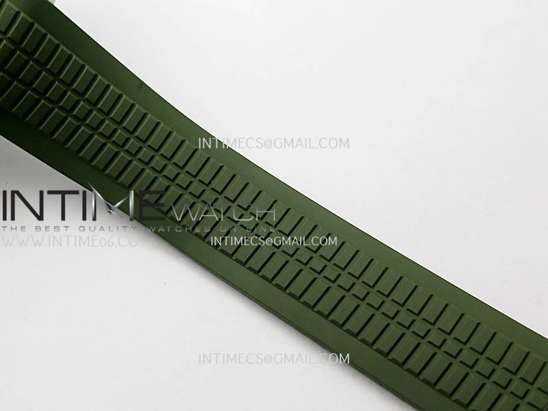 Aquanaut 5168G 42mm Gain Weight APWF 1:1 Best Edition Green Dial on Green Rubber Strap 324CS