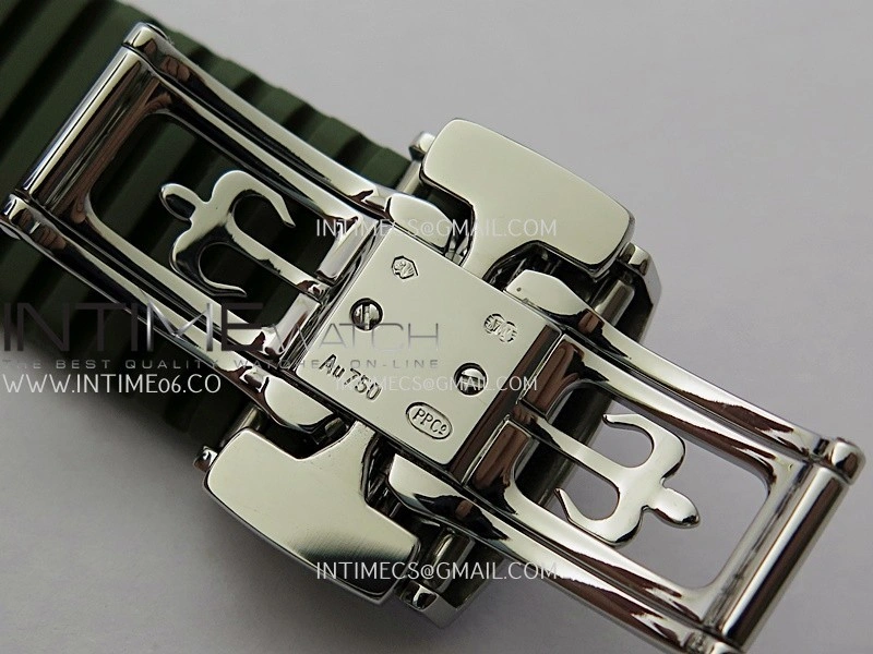 Aquanaut 5168G 42mm Gain Weight APWF 1:1 Best Edition Green Dial on Green Rubber Strap 324CS