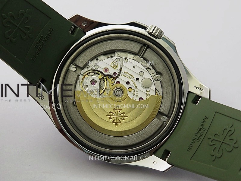 Aquanaut 5168G 42mm Gain Weight APWF 1:1 Best Edition Green Dial on Green Rubber Strap 324CS