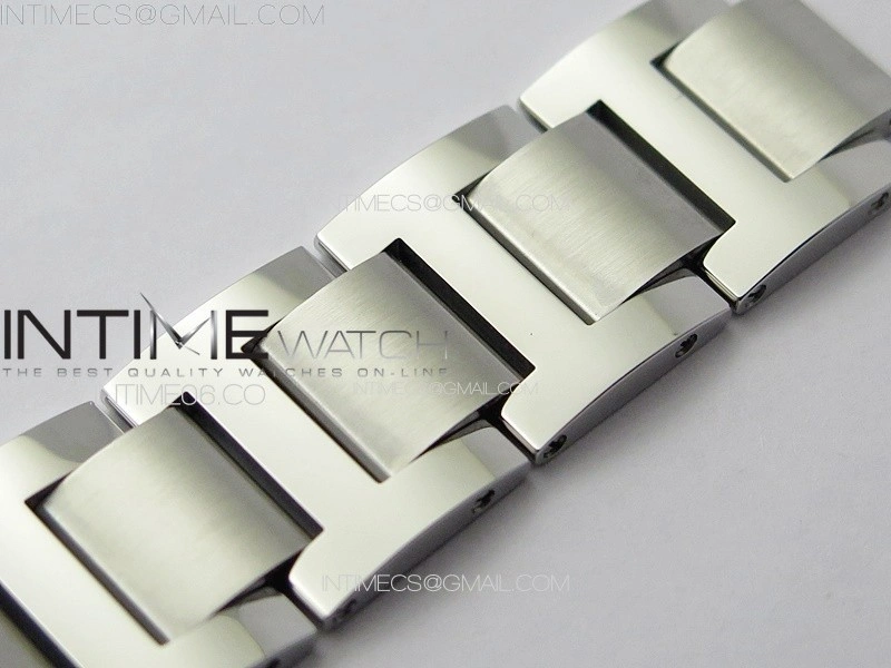 Ballon Bleu 36mm Diamons Bezel SS 3KF 1:1 Best Edition White Textured Dial on SS Bracelet A076