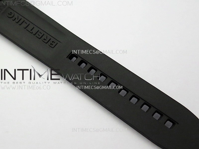 SuperOcean Automatic 46mm TF 1:1 Best Edition Black Dial Yellow Inner Bezel on Black Rubber Strap A2824