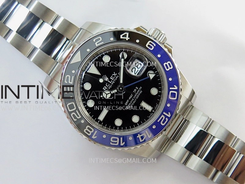 GMT-Master II 126710 BLNR 904L SS V3 VSF 1:1 Best Edition Black Dial On Oyster Bracelet DD3285 CHS