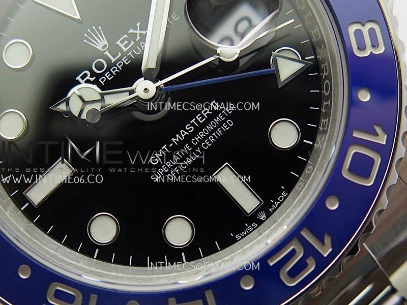 GMT-Master II 126710 BLNR 904L SS V3 VSF 1:1 Best Edition Black Dial On Oyster Bracelet DD3285 CHS