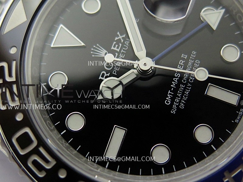 GMT-Master II 126710 BLNR 904L SS V3 VSF 1:1 Best Edition Black Dial On Oyster Bracelet DD3285 CHS