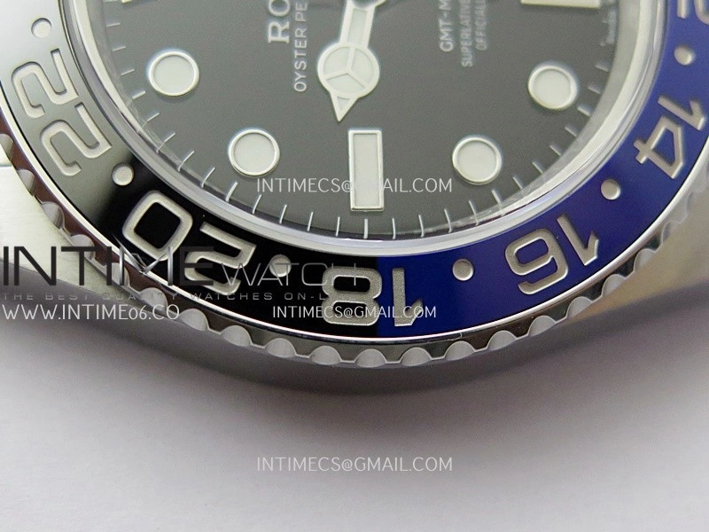GMT-Master II 126710 BLNR 904L SS V3 VSF 1:1 Best Edition Black Dial On Oyster Bracelet DD3285 CHS