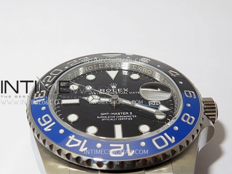 GMT-Master II 126710 BLNR 904L SS V3 VSF 1:1 Best Edition Black Dial On Oyster Bracelet DD3285 CHS