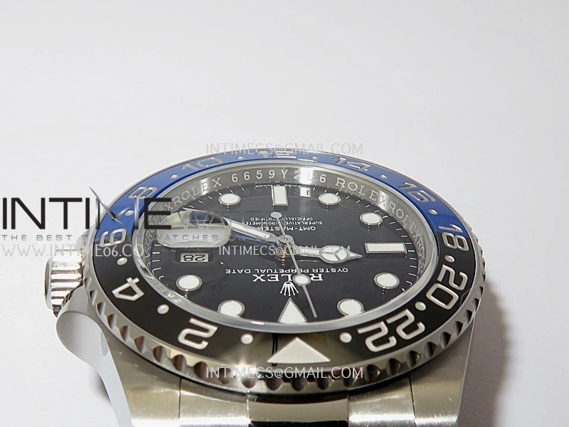 GMT-Master II 126710 BLNR 904L SS V3 VSF 1:1 Best Edition Black Dial On Oyster Bracelet DD3285 CHS