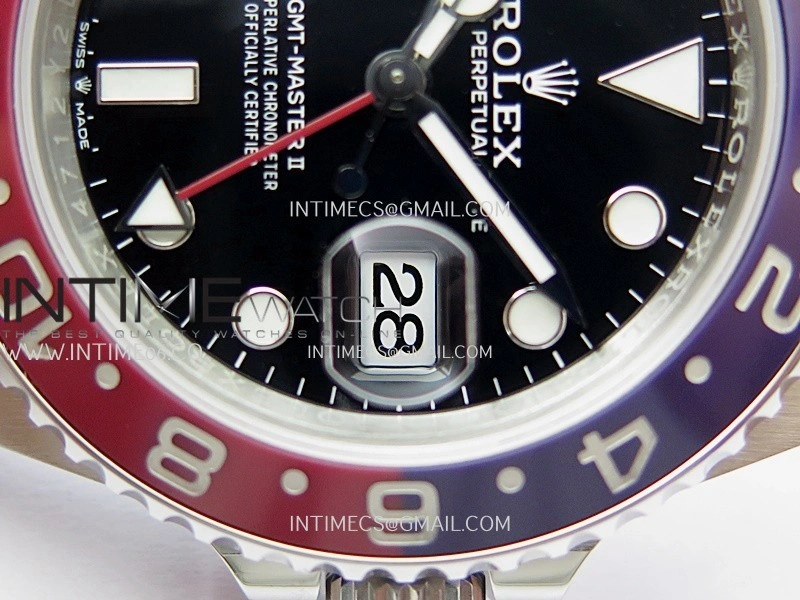 GMT-Master II 126710 BLRO V3 904L SS VSF 1:1 Best Edition Black Dial On Oyster Bracelet DD3285 CHS