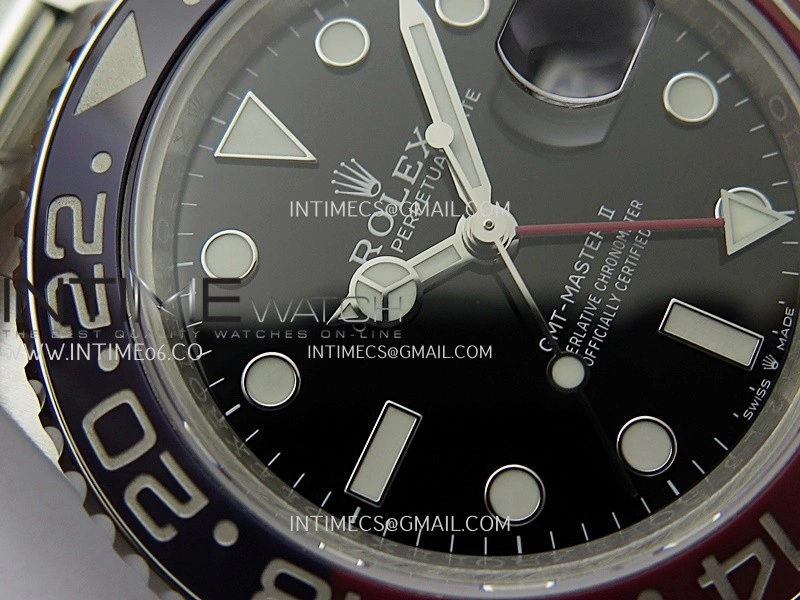 GMT-Master II 126710 BLRO V3 904L SS VSF 1:1 Best Edition Black Dial On Oyster Bracelet DD3285 CHS