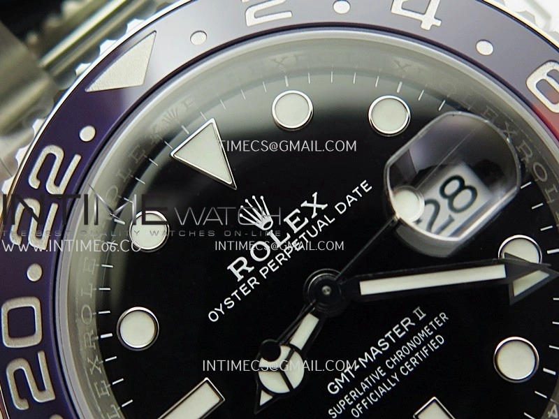 GMT-Master II 126710 BLRO V3 904L SS VSF 1:1 Best Edition Black Dial On Oyster Bracelet DD3285 CHS