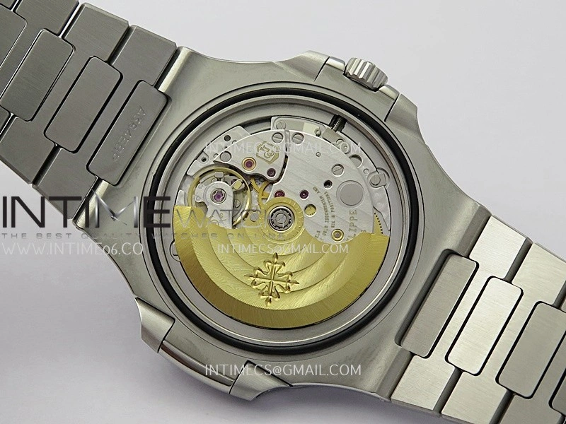 Nautilus 5711 1A 3KF 1:1 Best Edition Green Textured Dial on SS Bracelet A330 Super Clone V2